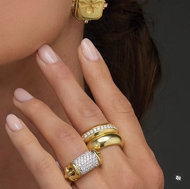 14kt 1.56ct Diamond Ring Cavallo Ring - Image 2