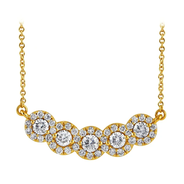 Diamond Bezel Necklace