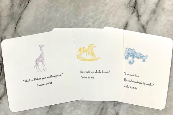 Baby Verse Cards & Easel - Image 3