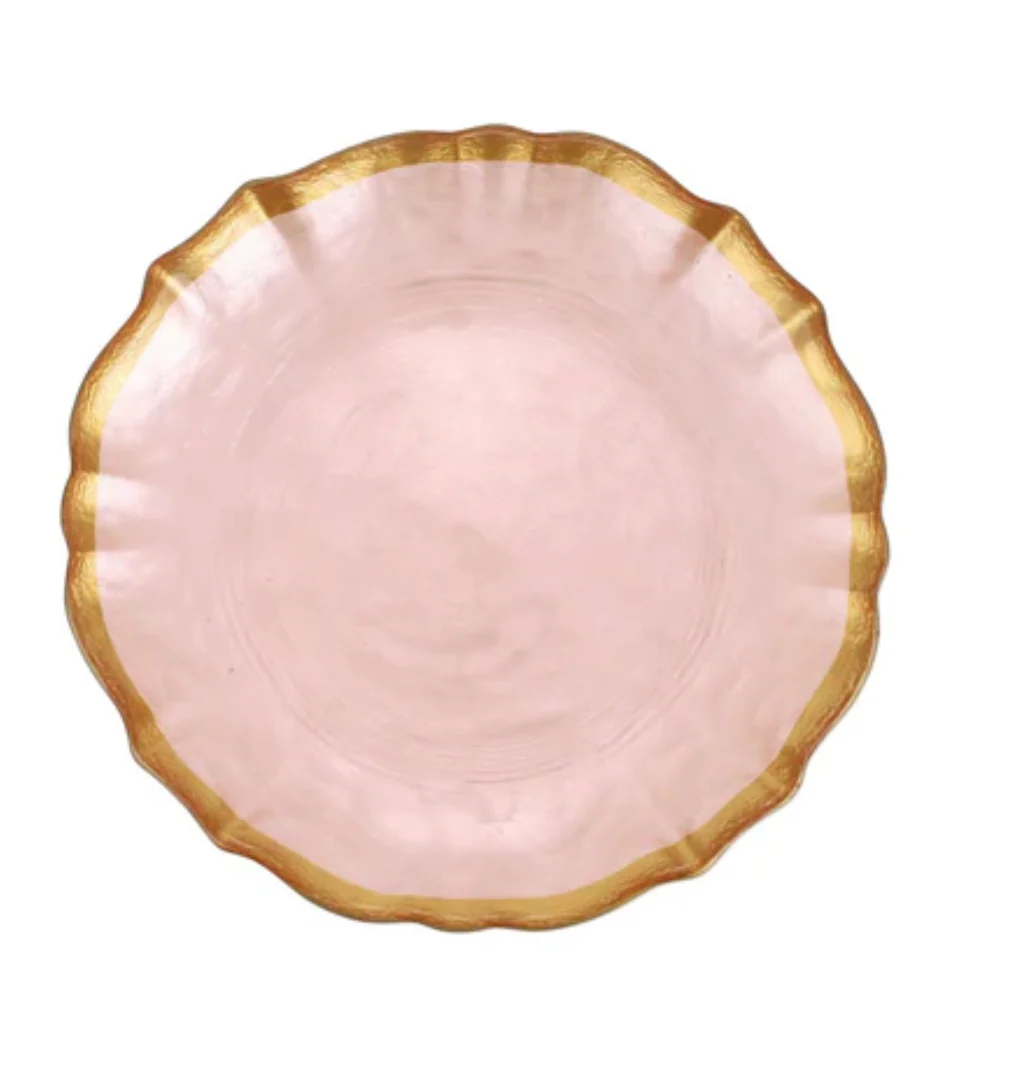 Baroque Glass Cocktail Plate | +Colors - Image 5