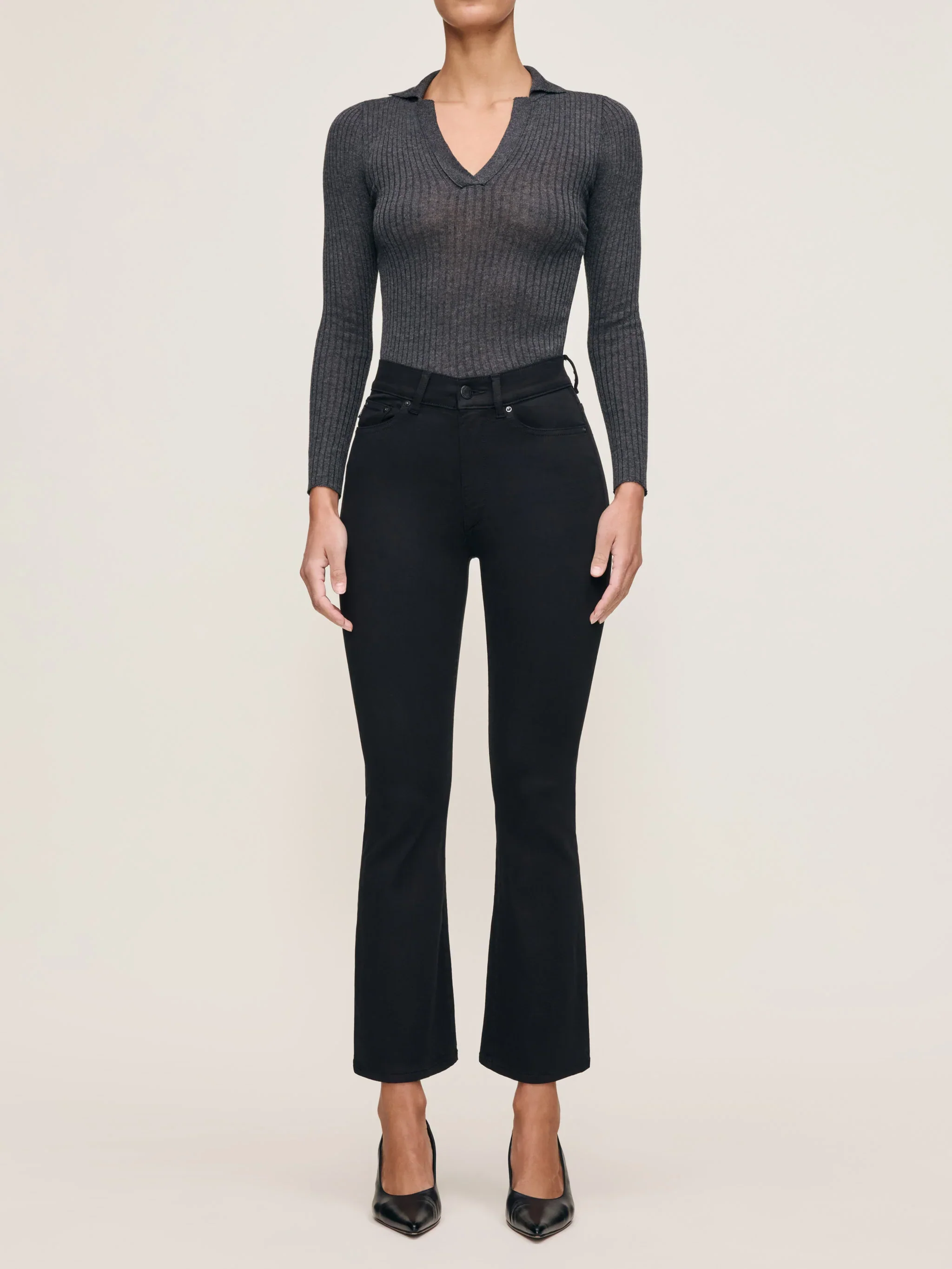 Bridget Boot Jeans | Hail - Image 3