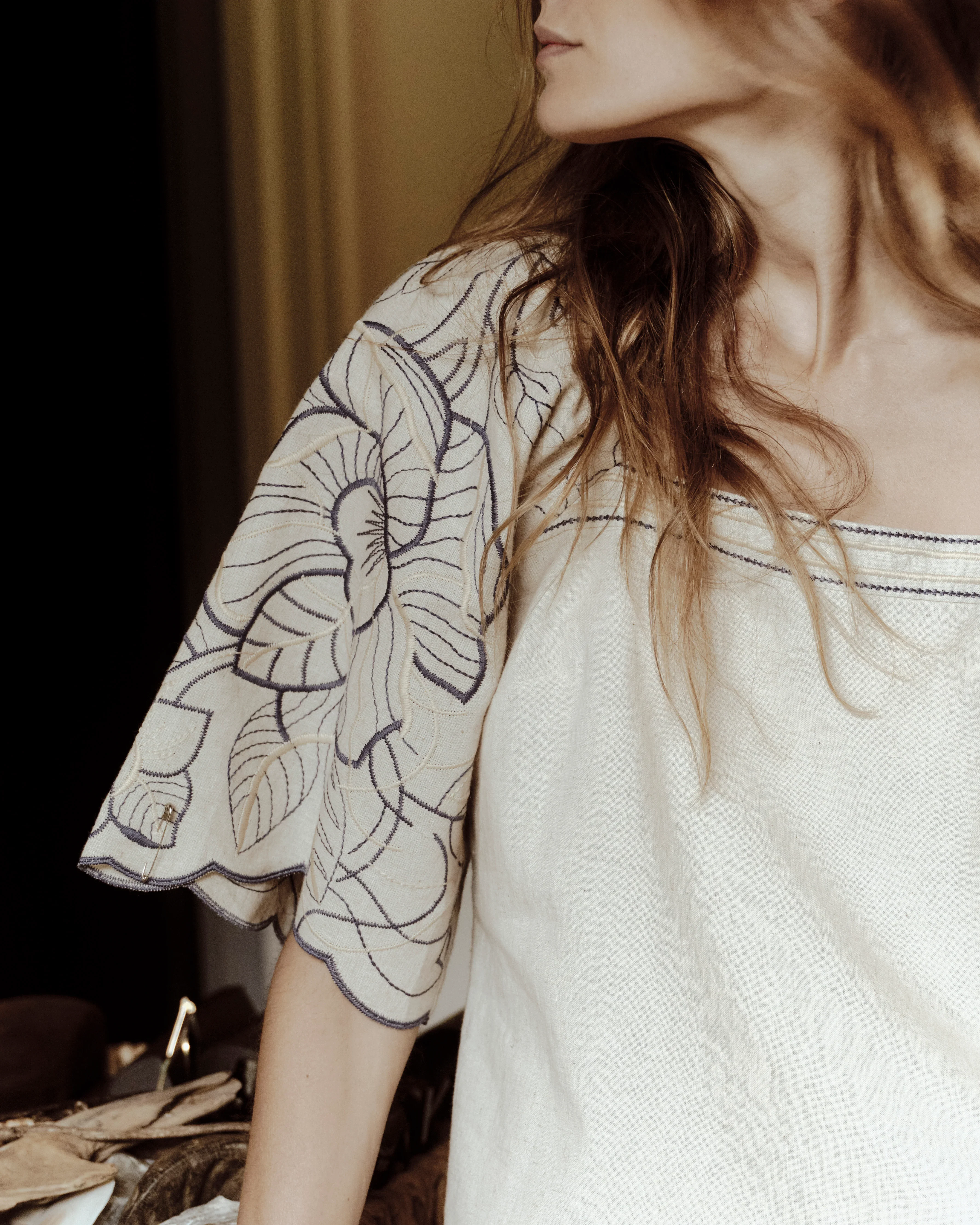 Bryn Top | Natural Linen - Image 3