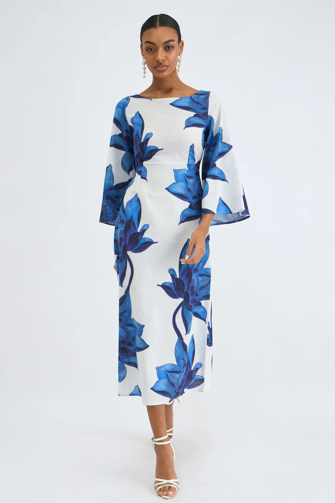 Camelia Dress | Lotus Indigo - Image 3