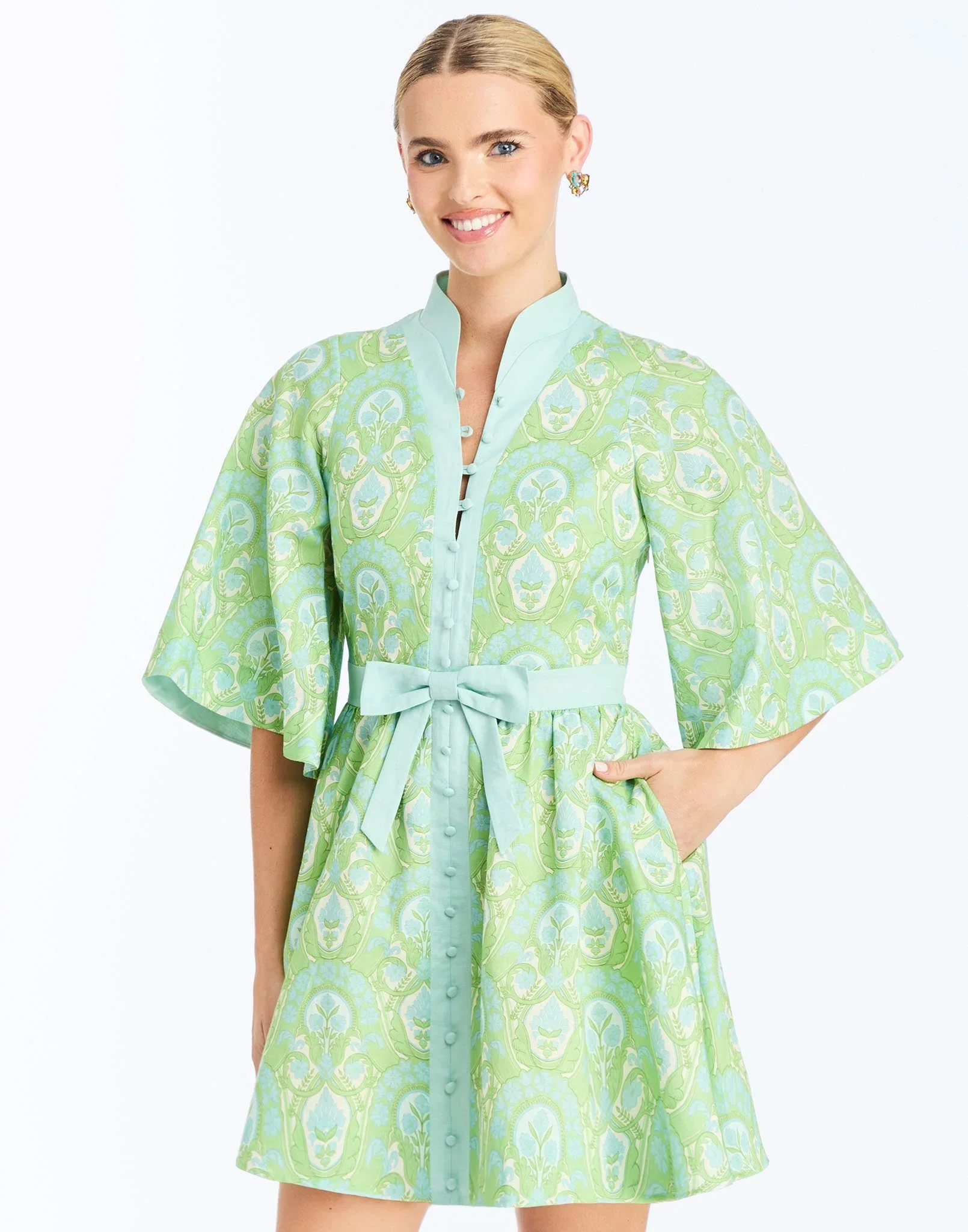 Carmen Mini Dress | Trellis Verte