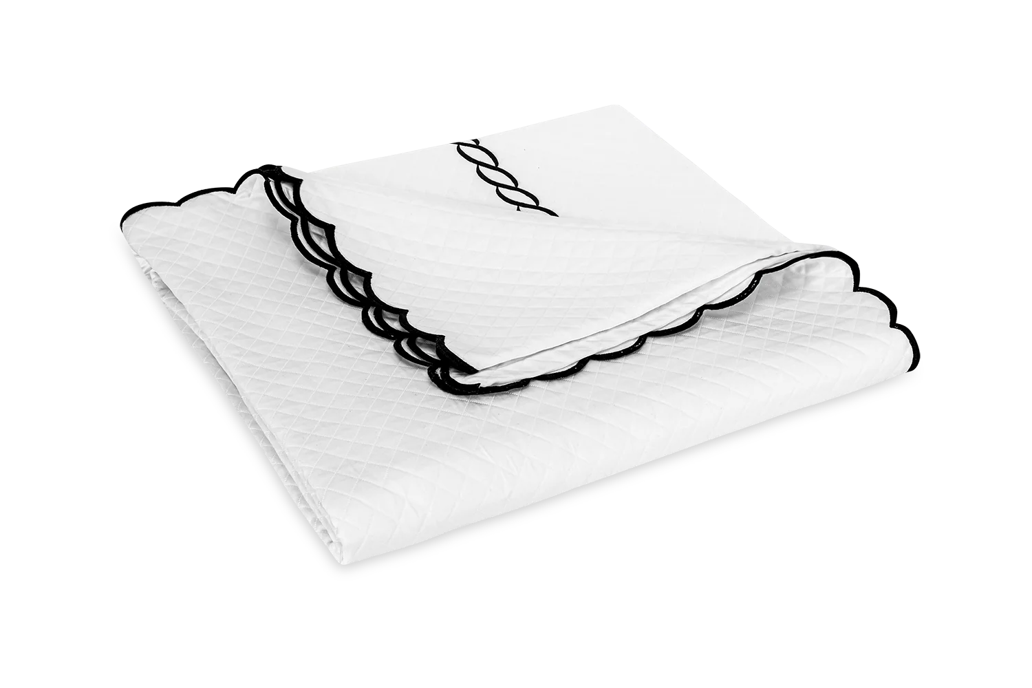 Classic Chain Scallop Matelassé Coverlet - Image 5