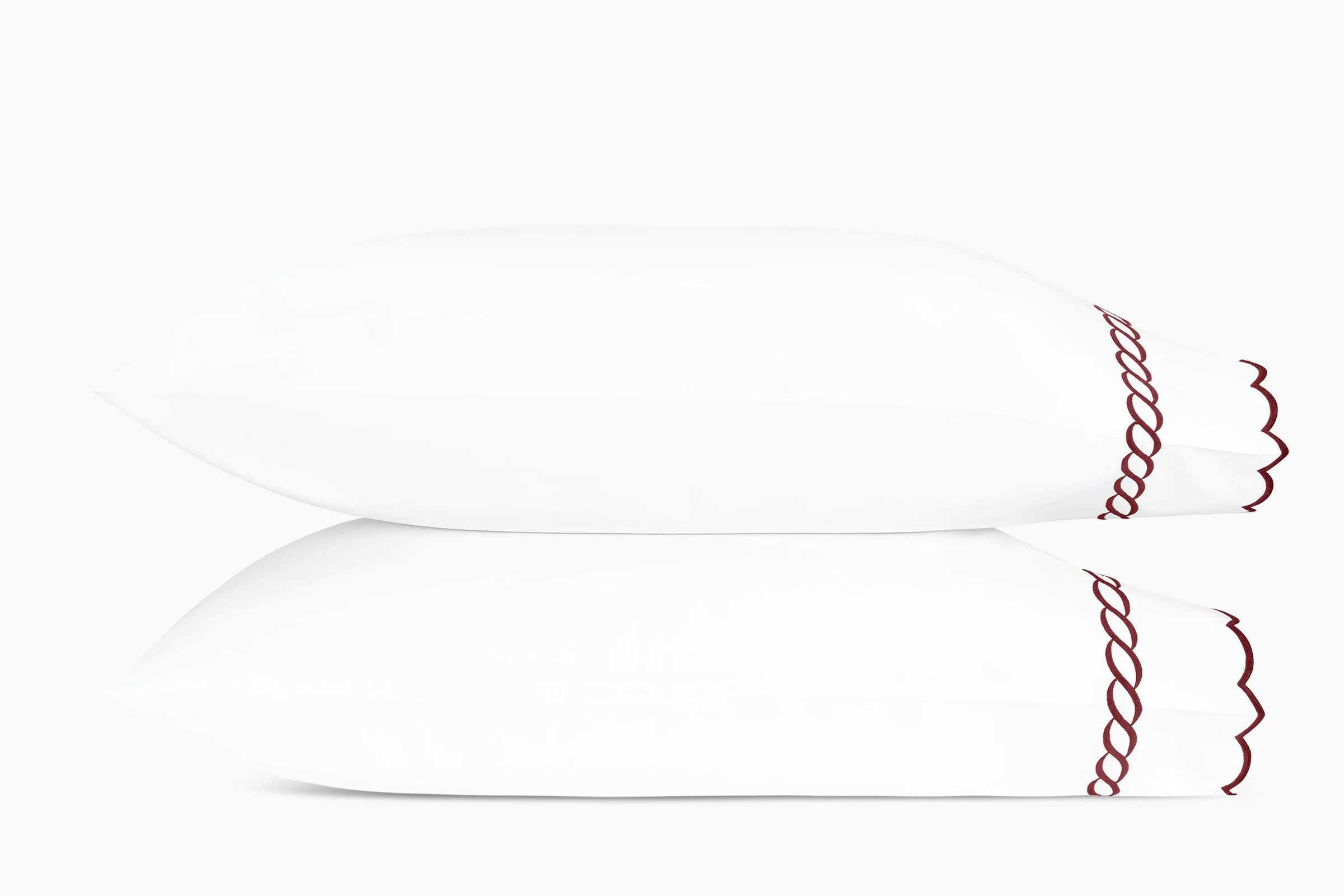 Classic Chain Scallop Pillowcase - Pair - Image 4