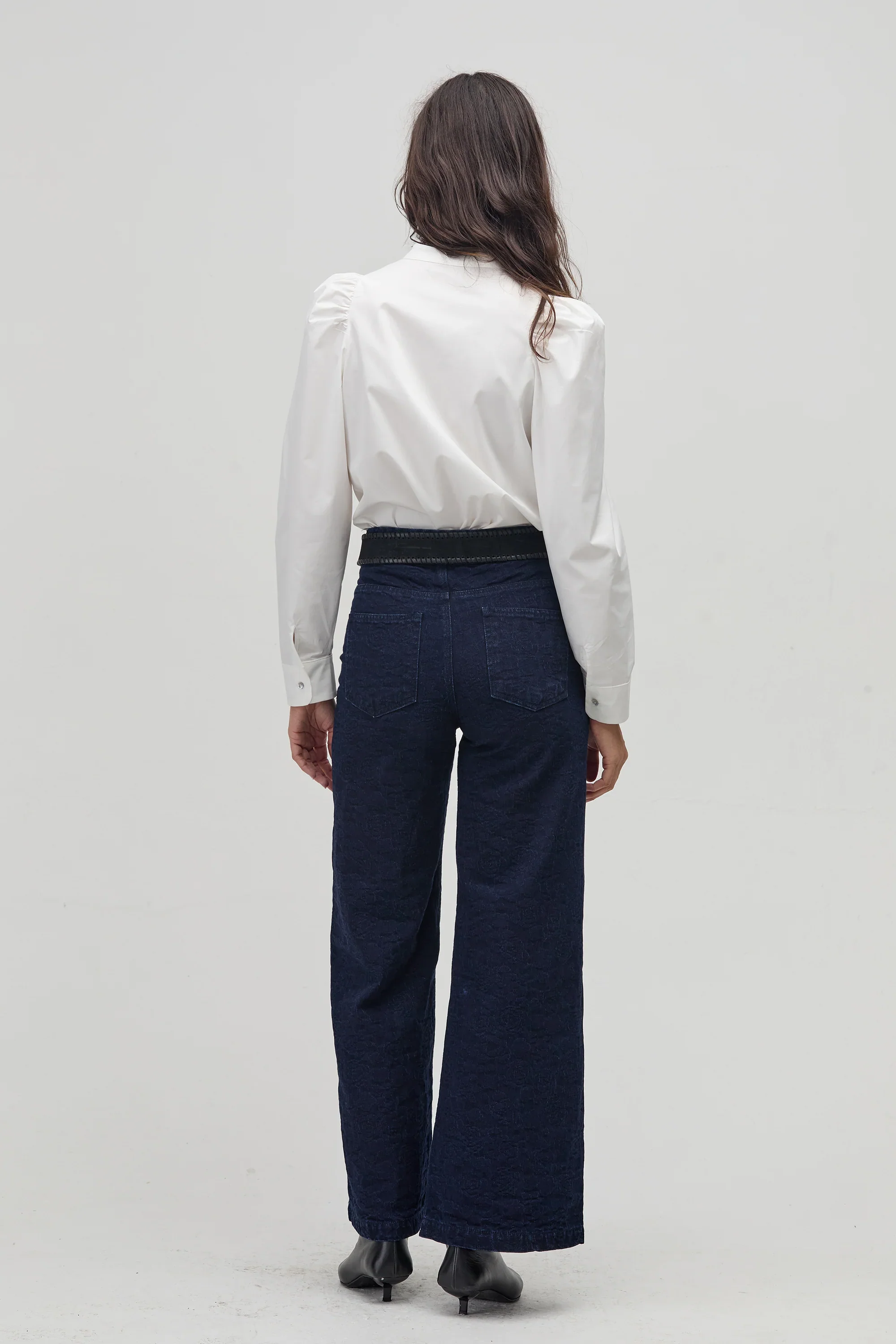 Cuore Poplin Shirt | White - Image 5