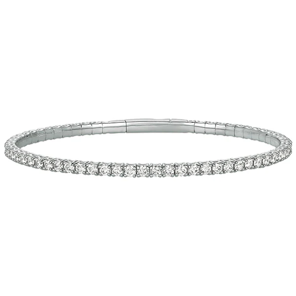 Diamond Flex Bracelet 14kt 3ct Diamond B5859 - Image 5