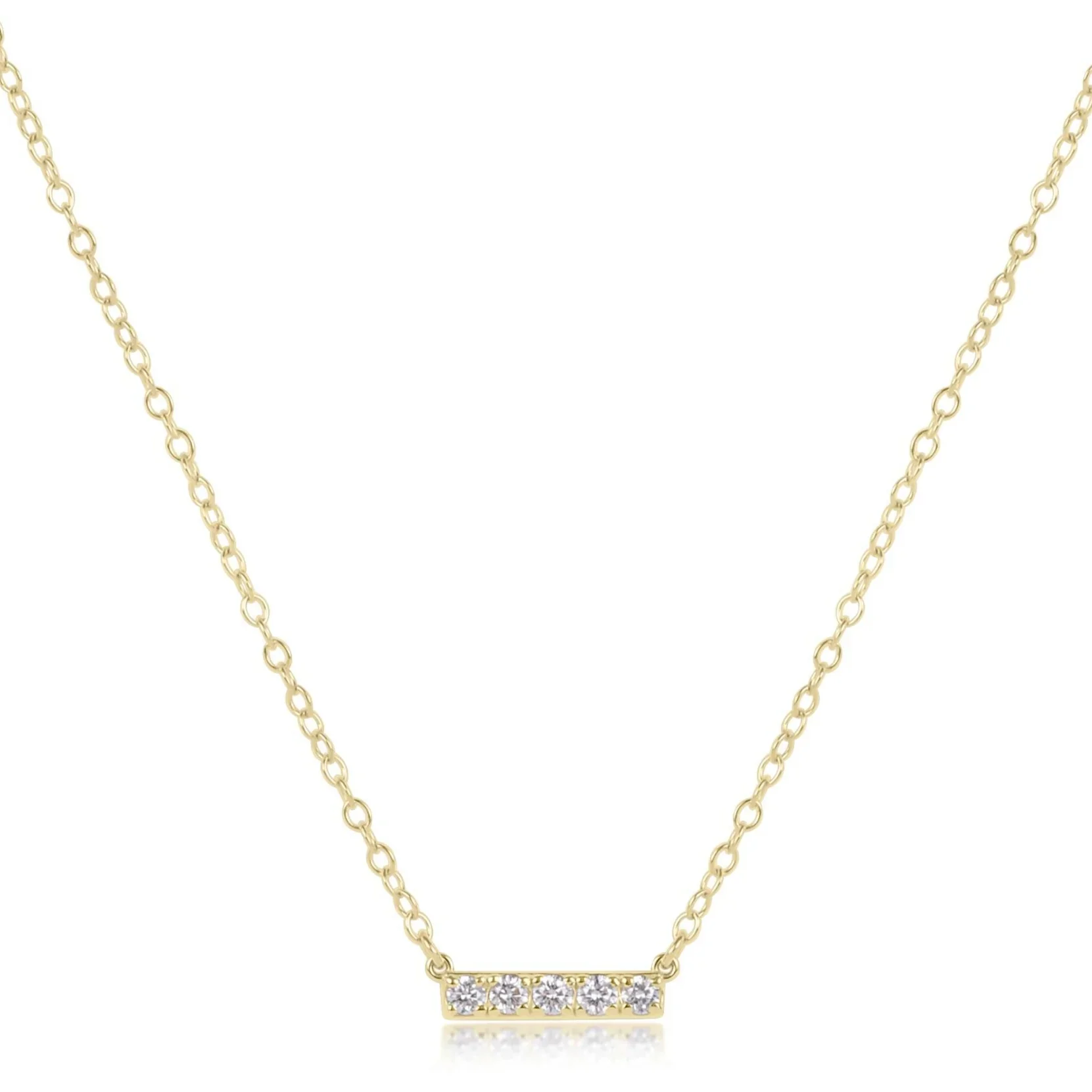 enewton 14kt Gold & Diamond Significance Bar Necklaces - Image 3