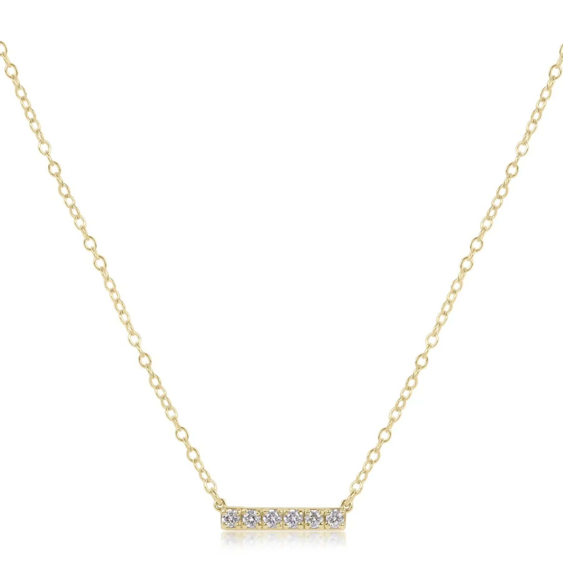 enewton 14kt Gold & Diamond Significance Bar Necklaces - Image 4
