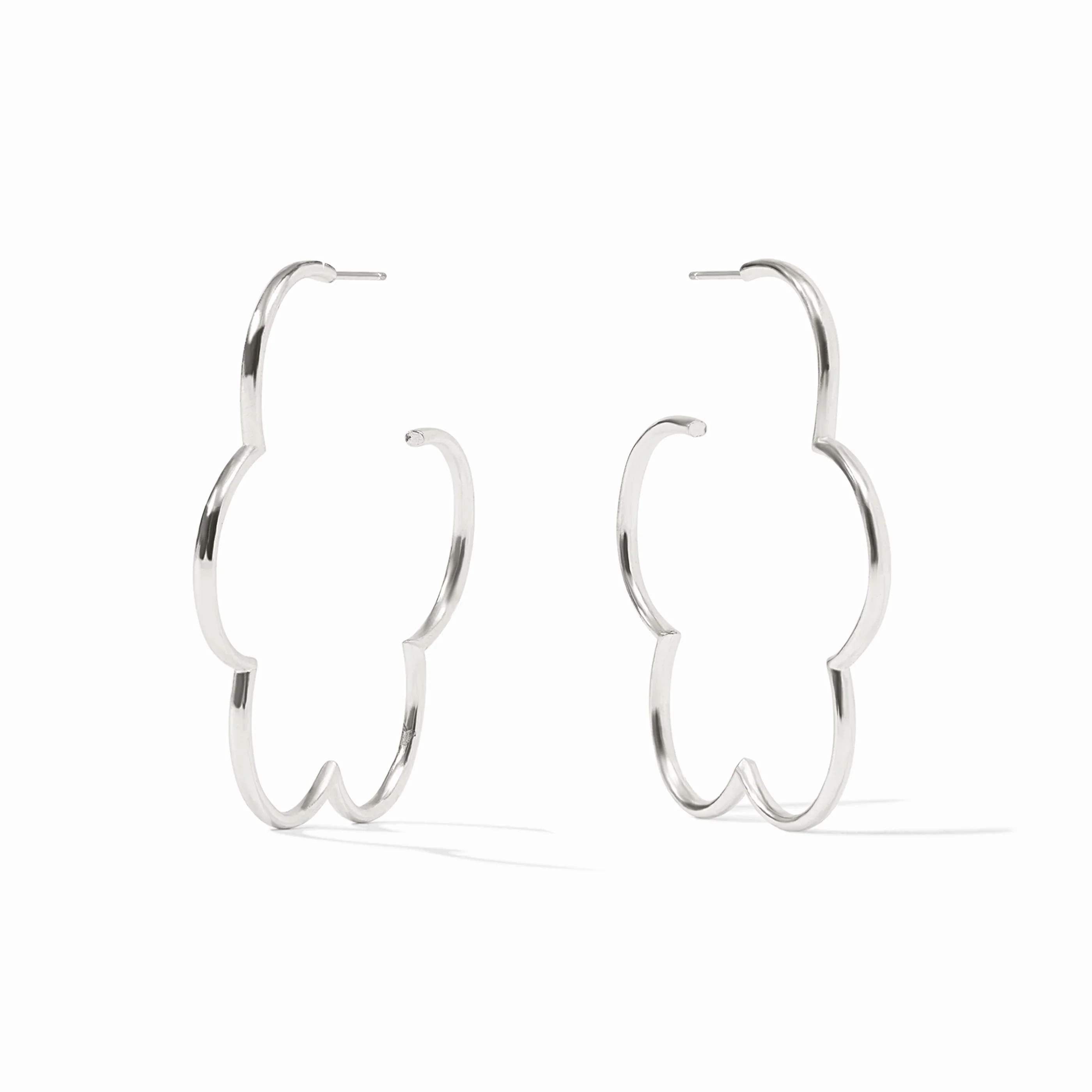 Gardenia Hoop | Silver - Image 3