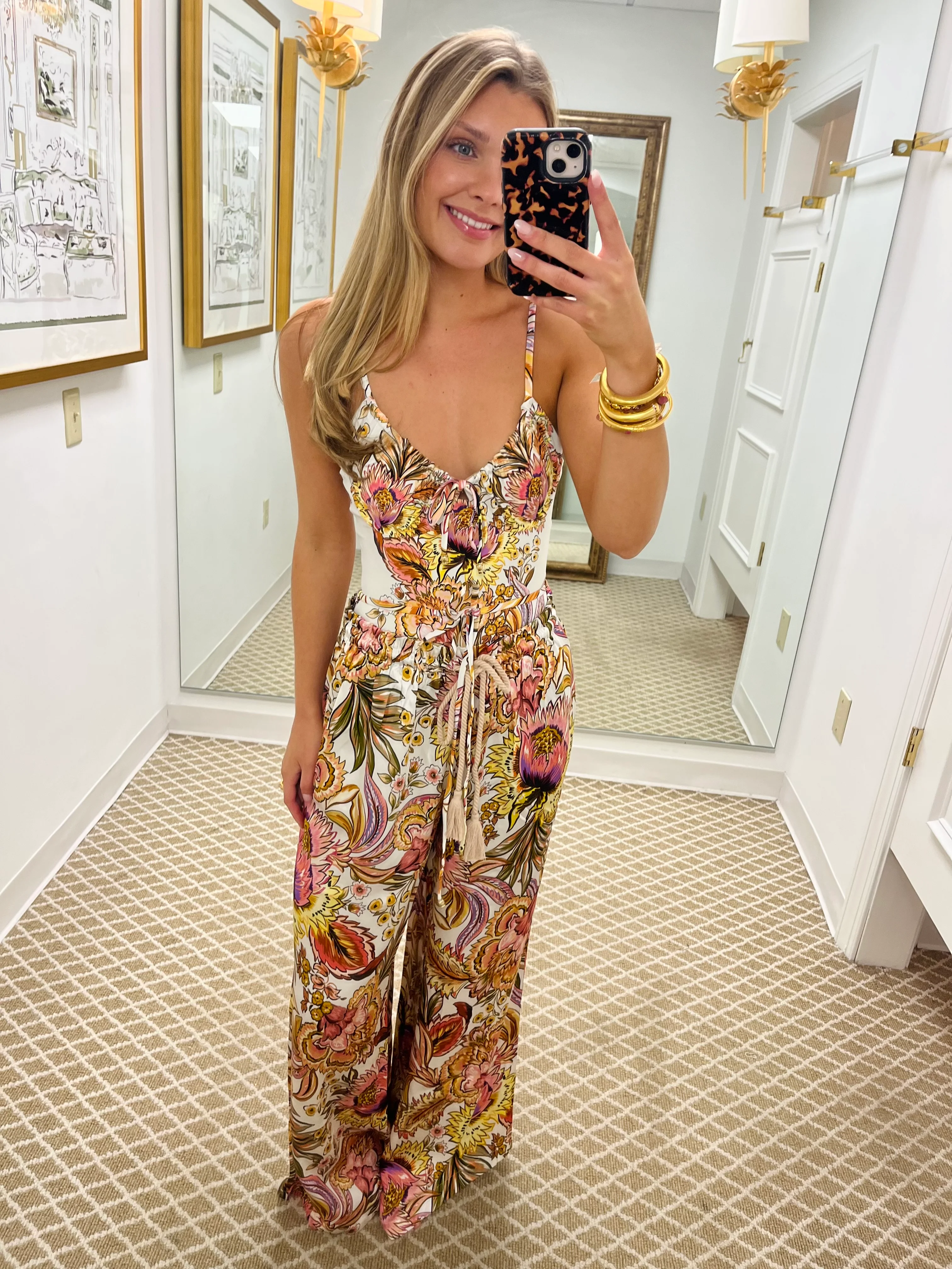 Gathered One Piece | Bel Fiore Trellis