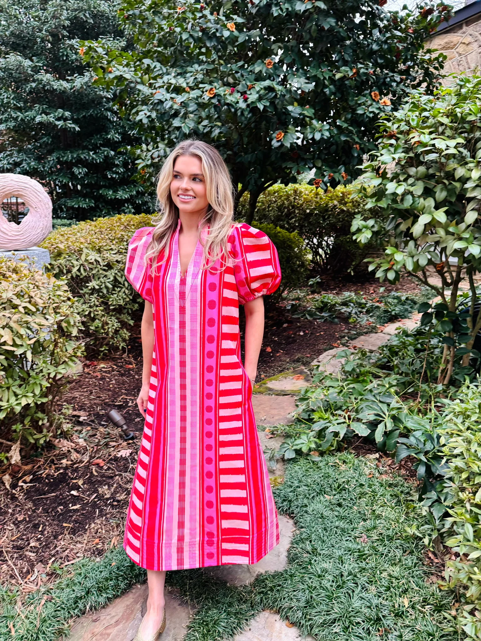 Hampton Dress | Peach Jubilee - Image 2