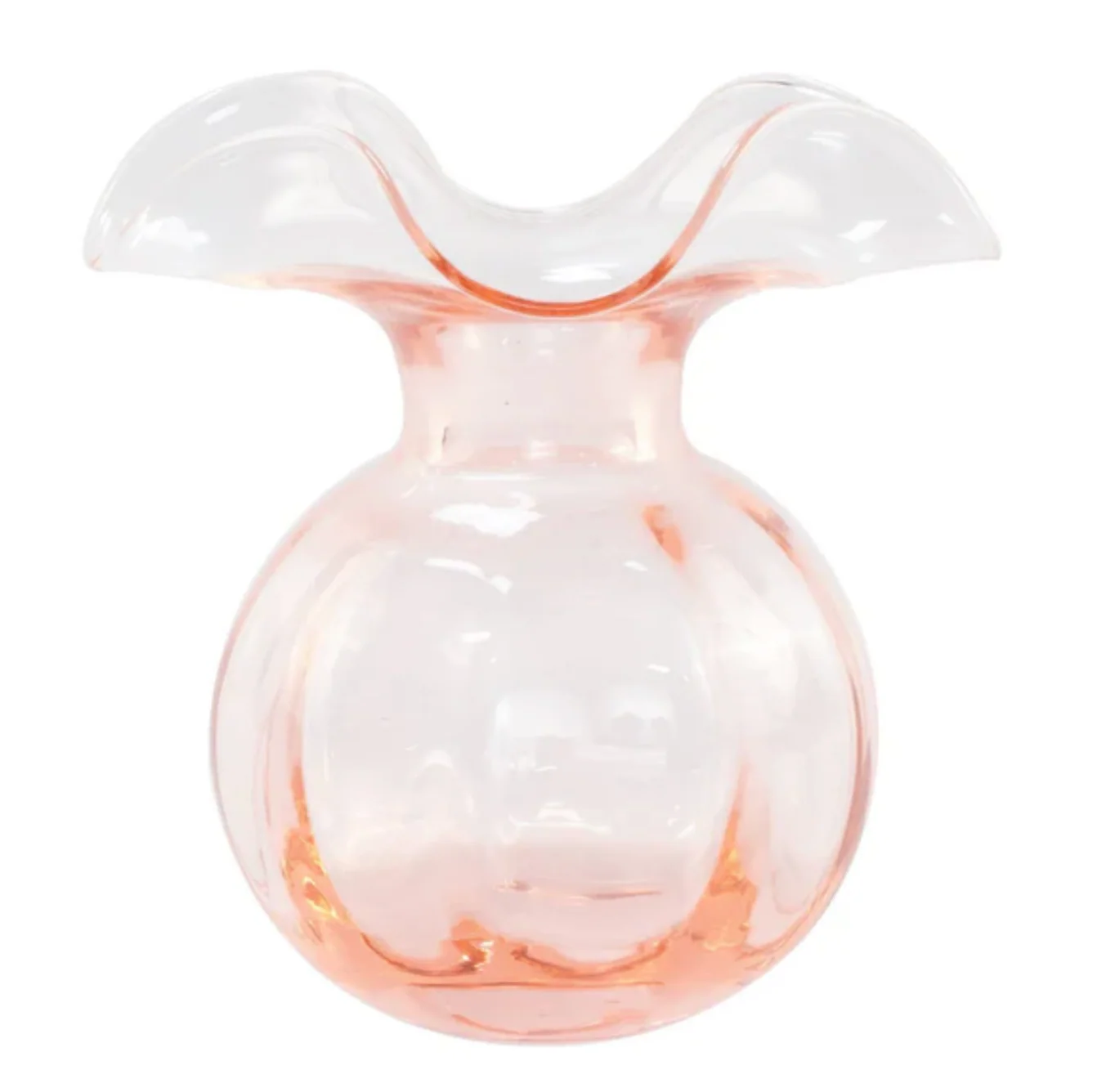 Assorted Hibiscus Glass Fluted Vase - Image 3