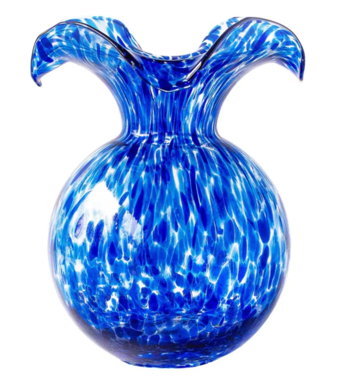 Assorted Hibiscus Glass Fluted Vase - Image 5
