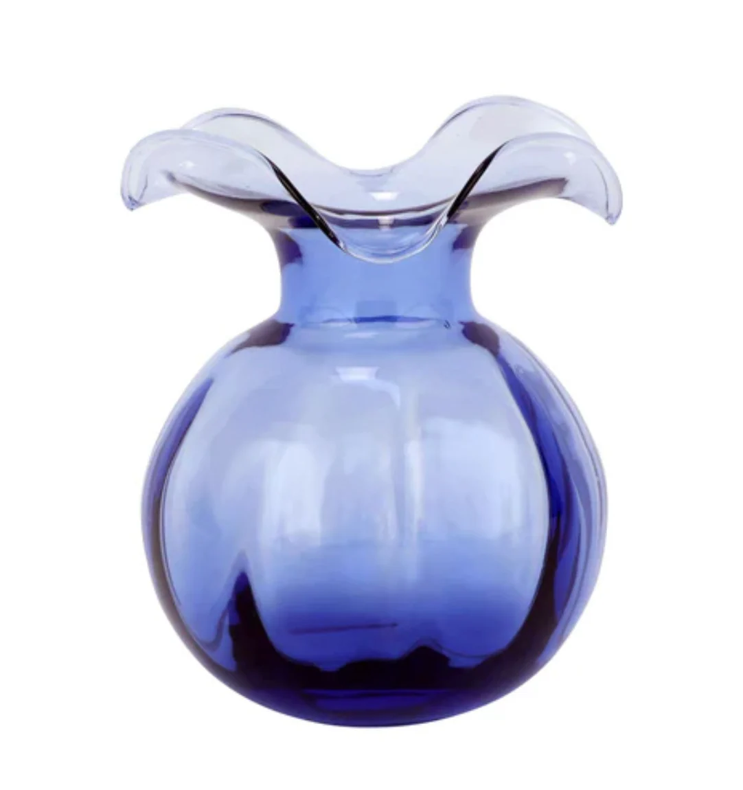 Assorted Hibiscus Glass Fluted Vase - Image 6