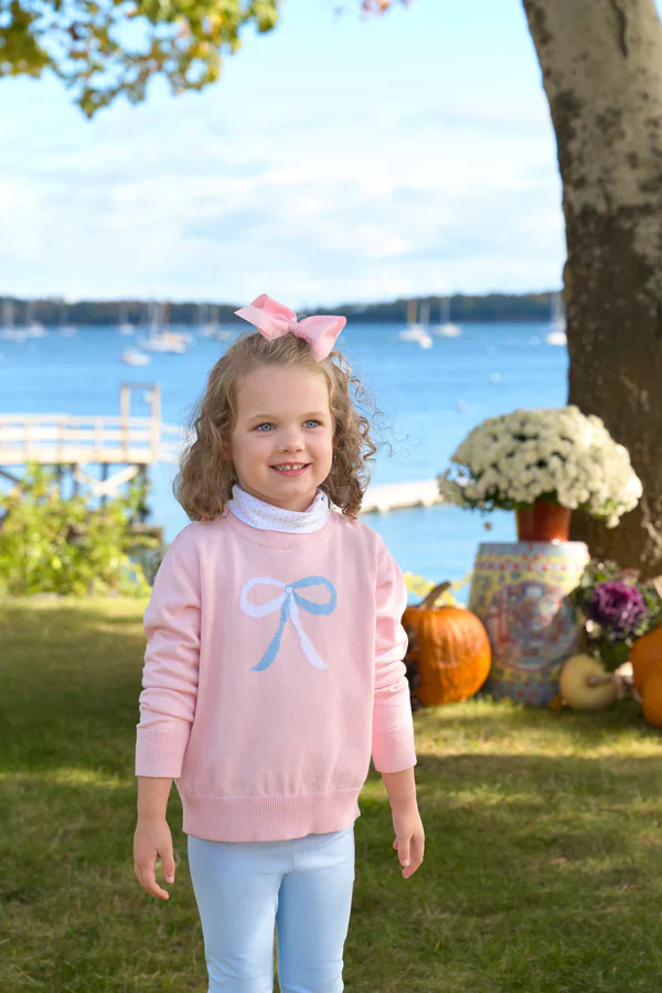 Isabelle's Intarsia Sweater | Palm Beach Pink - Image 2