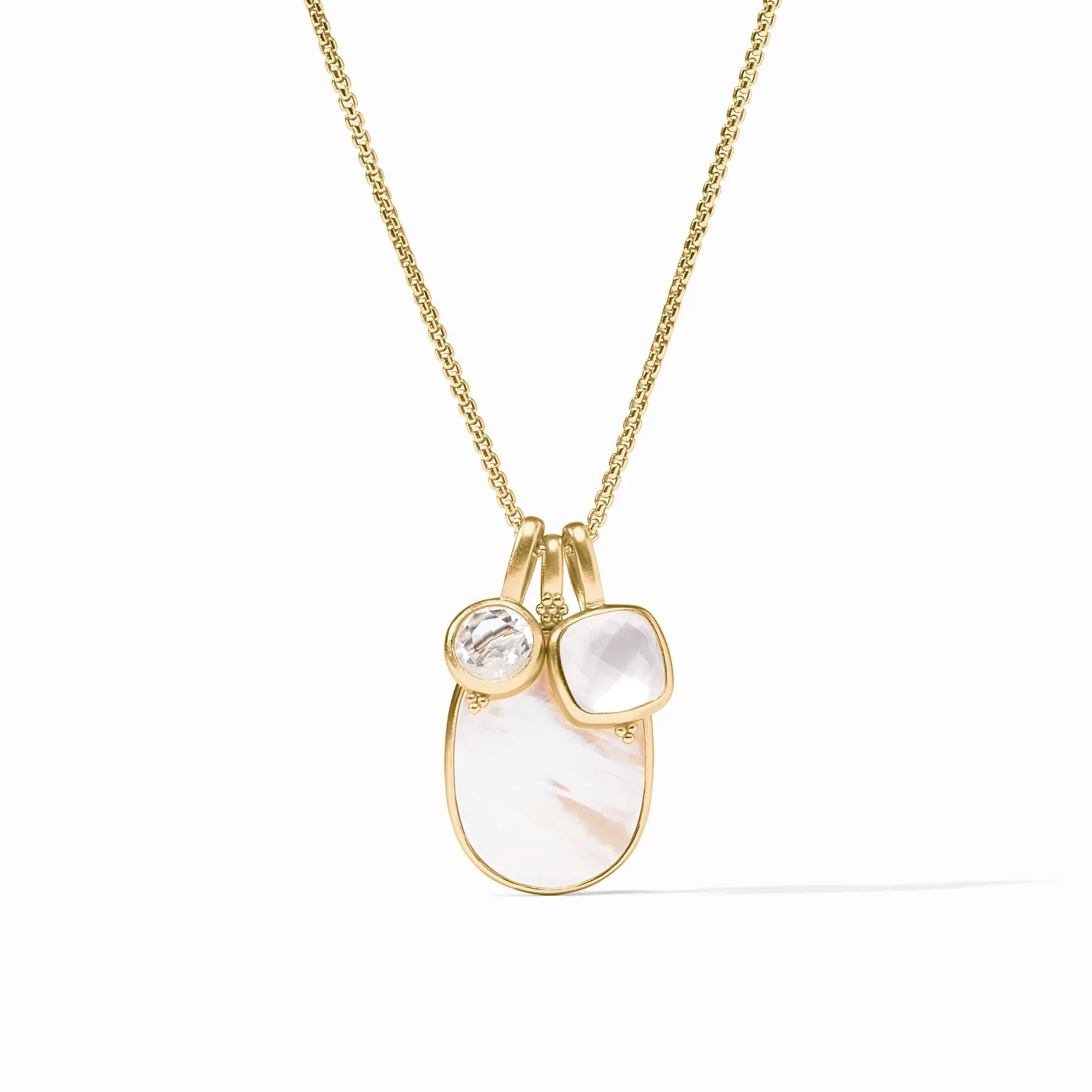 Kaleidoscope Charm Pendant | Iridescent Clear Crystal