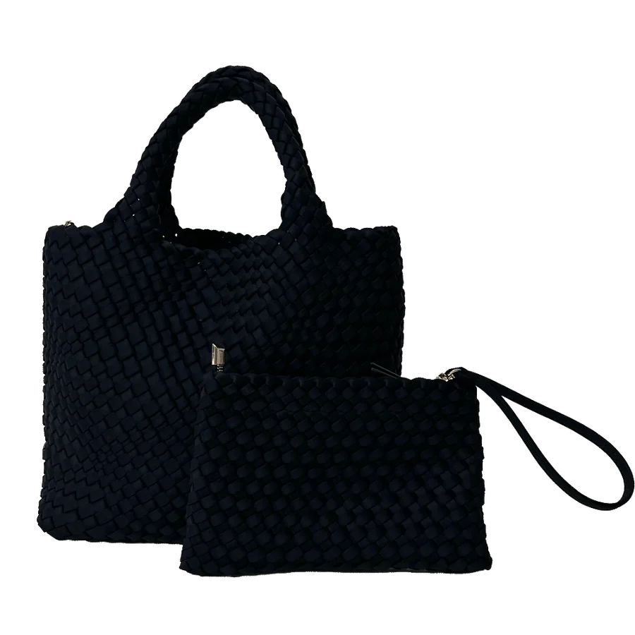 Lily Woven Neoprene Tote | + Colors - Image 4