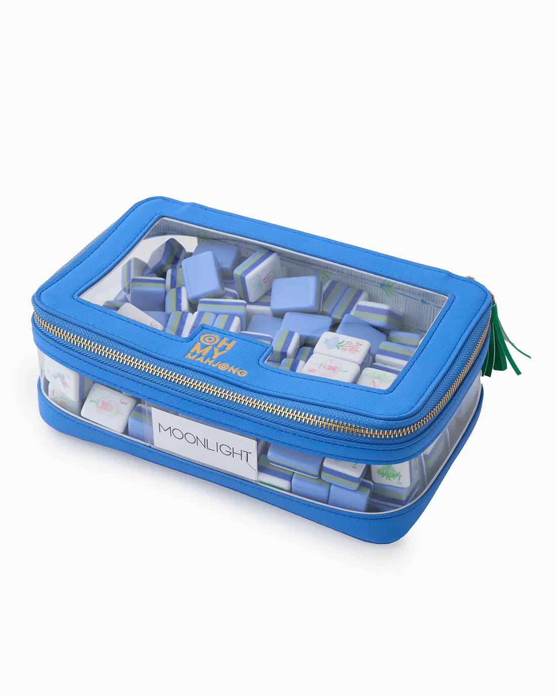 Mahjong Tile Storage Bag | Blue - Image 3