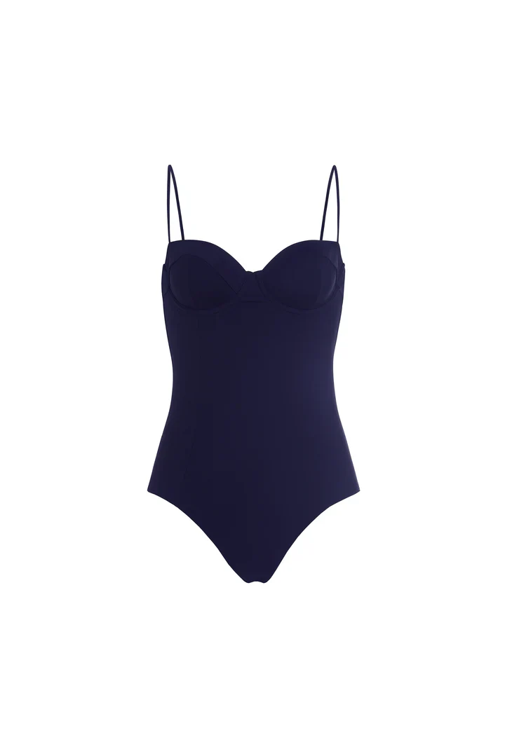 Marie Oliver Marceline One Piece Swimsuit | Naval - Image 6