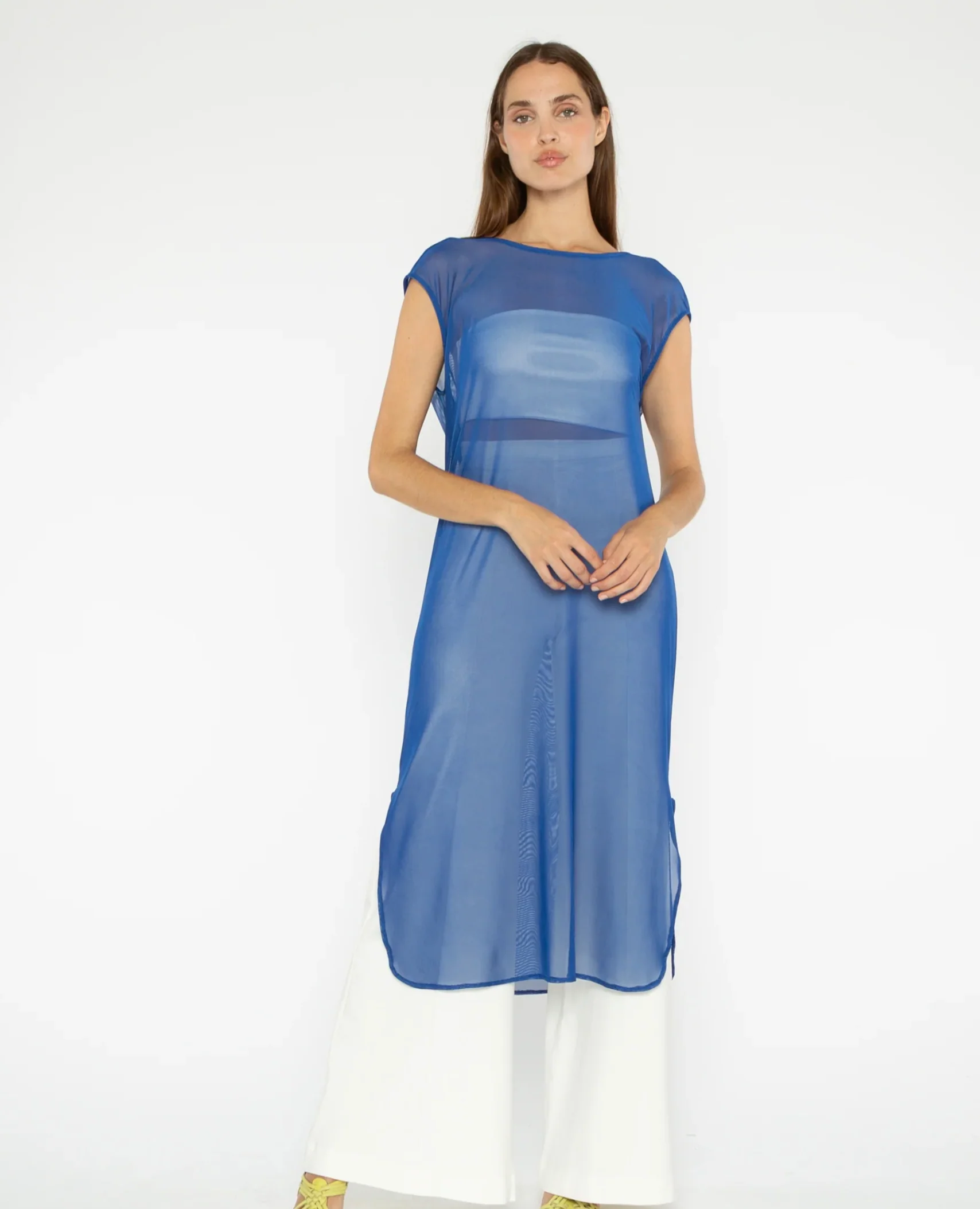 Mesh Column Dress and Slip | + Colors - Image 3
