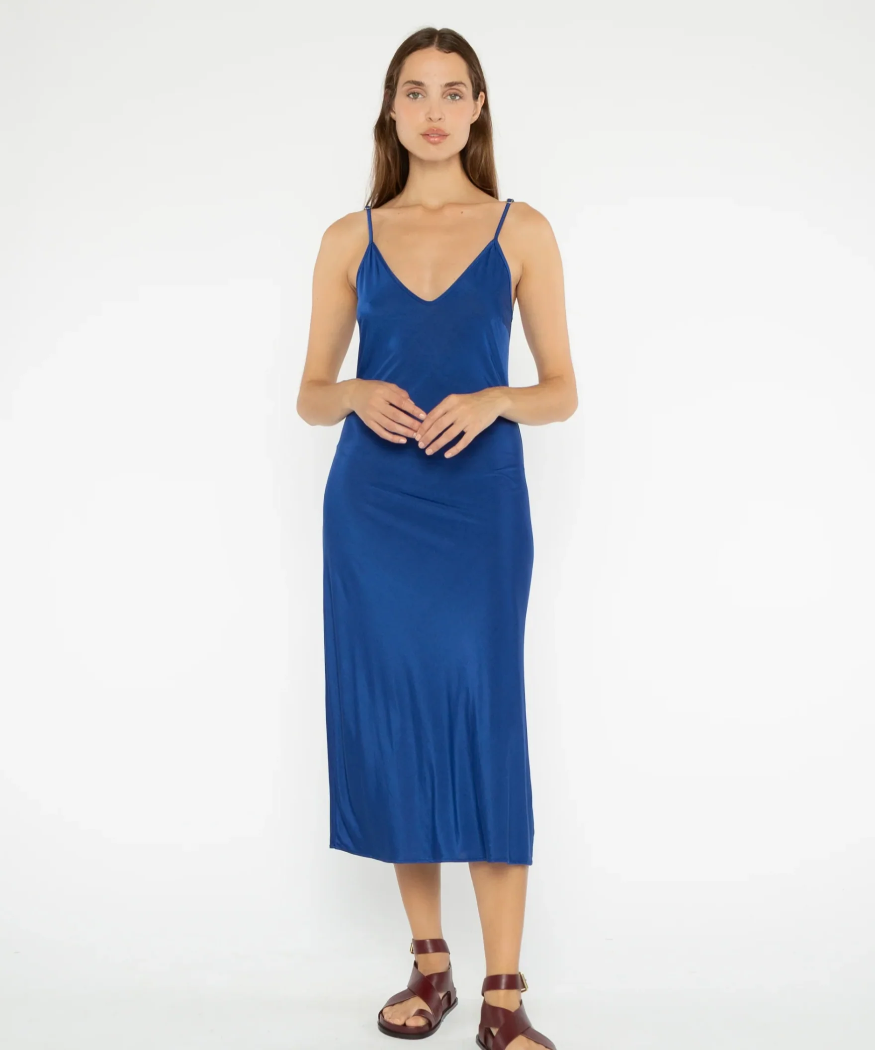 Mesh Column Dress and Slip | + Colors - Image 4