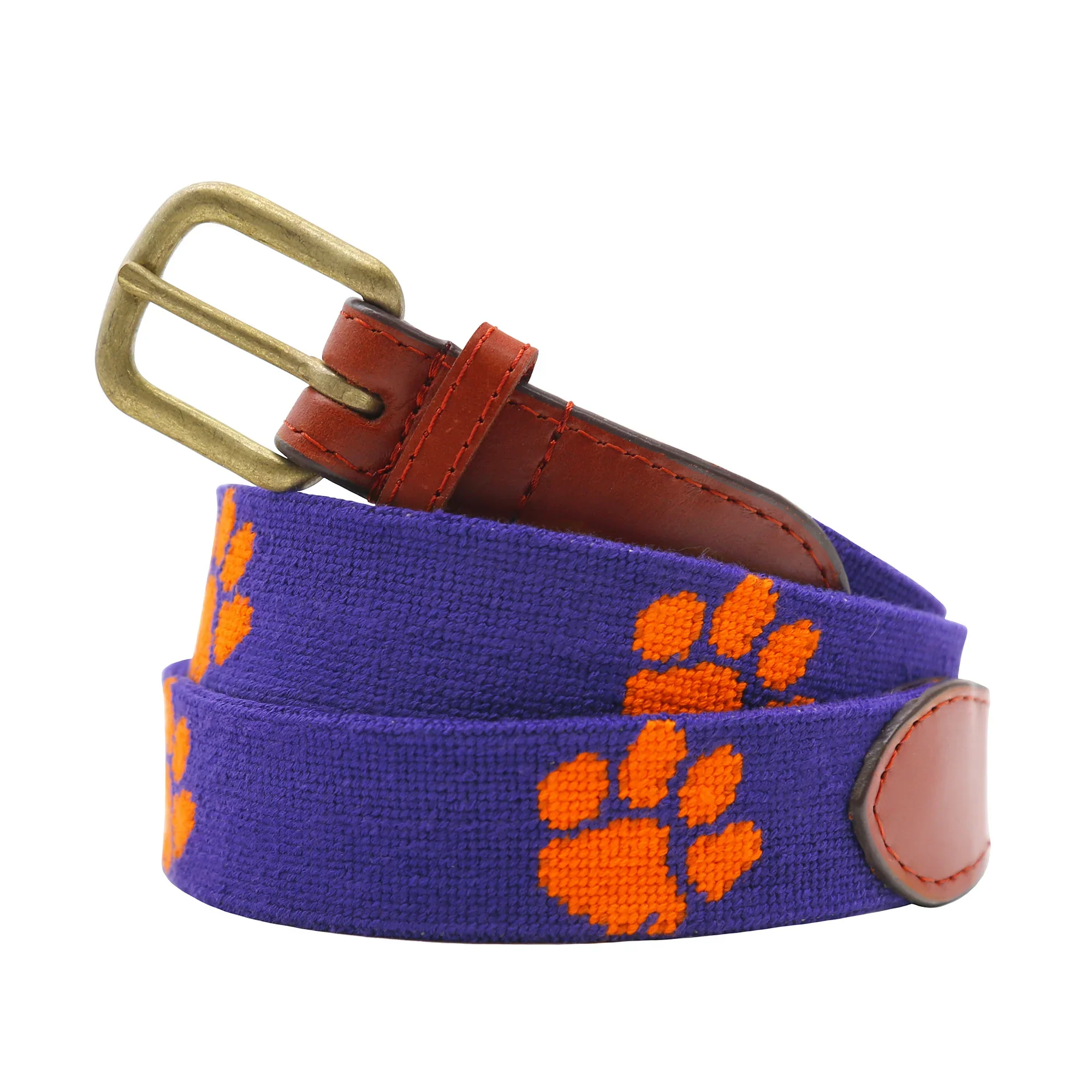 Needlepoint Belt | Clemson