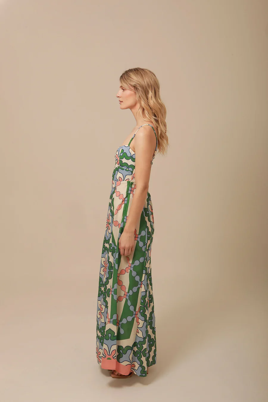 Nicolle Dress | Green/Blue Multi - Image 4
