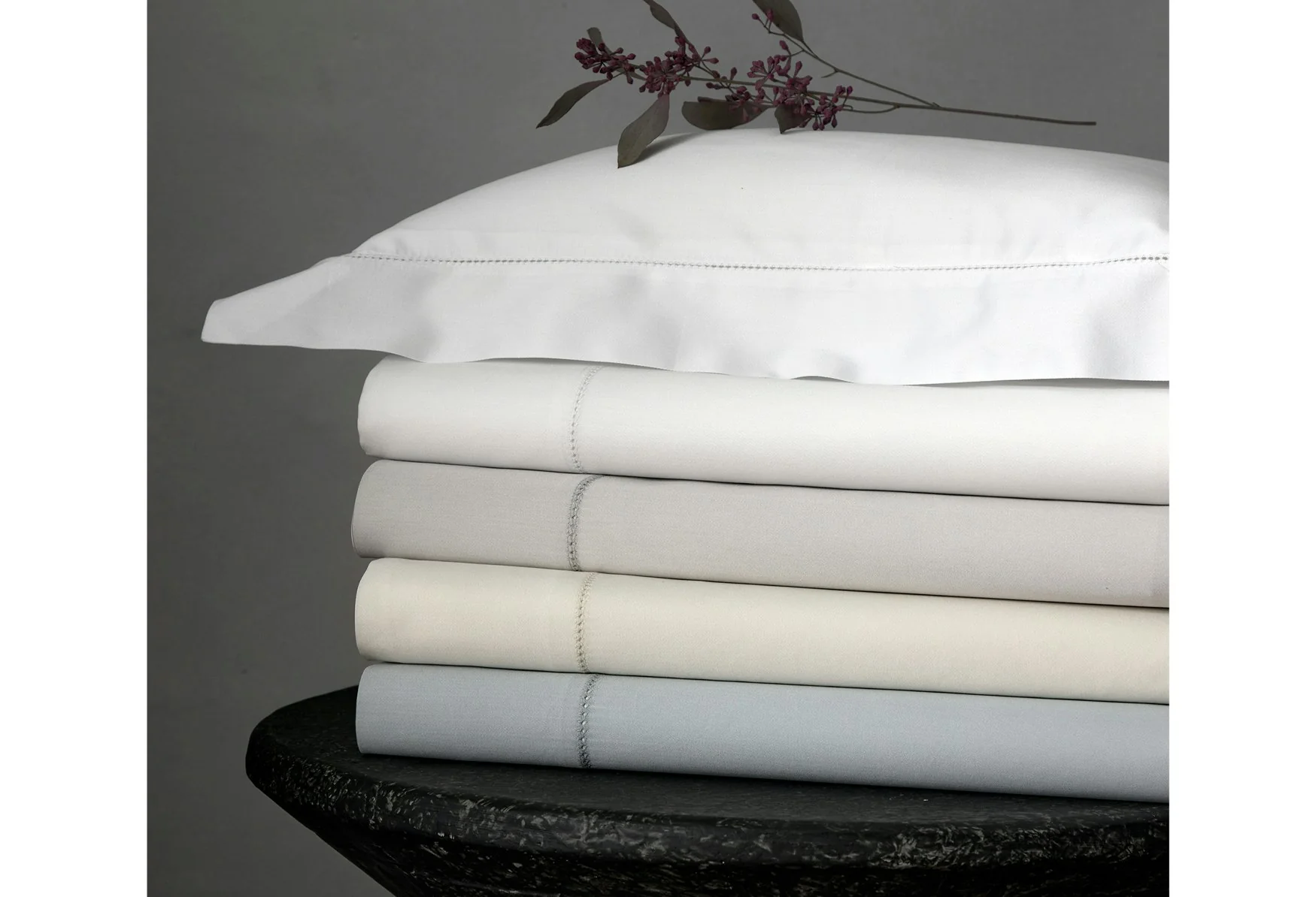 Nocturne Hemstitch Pillowcase - Pair - Image 2