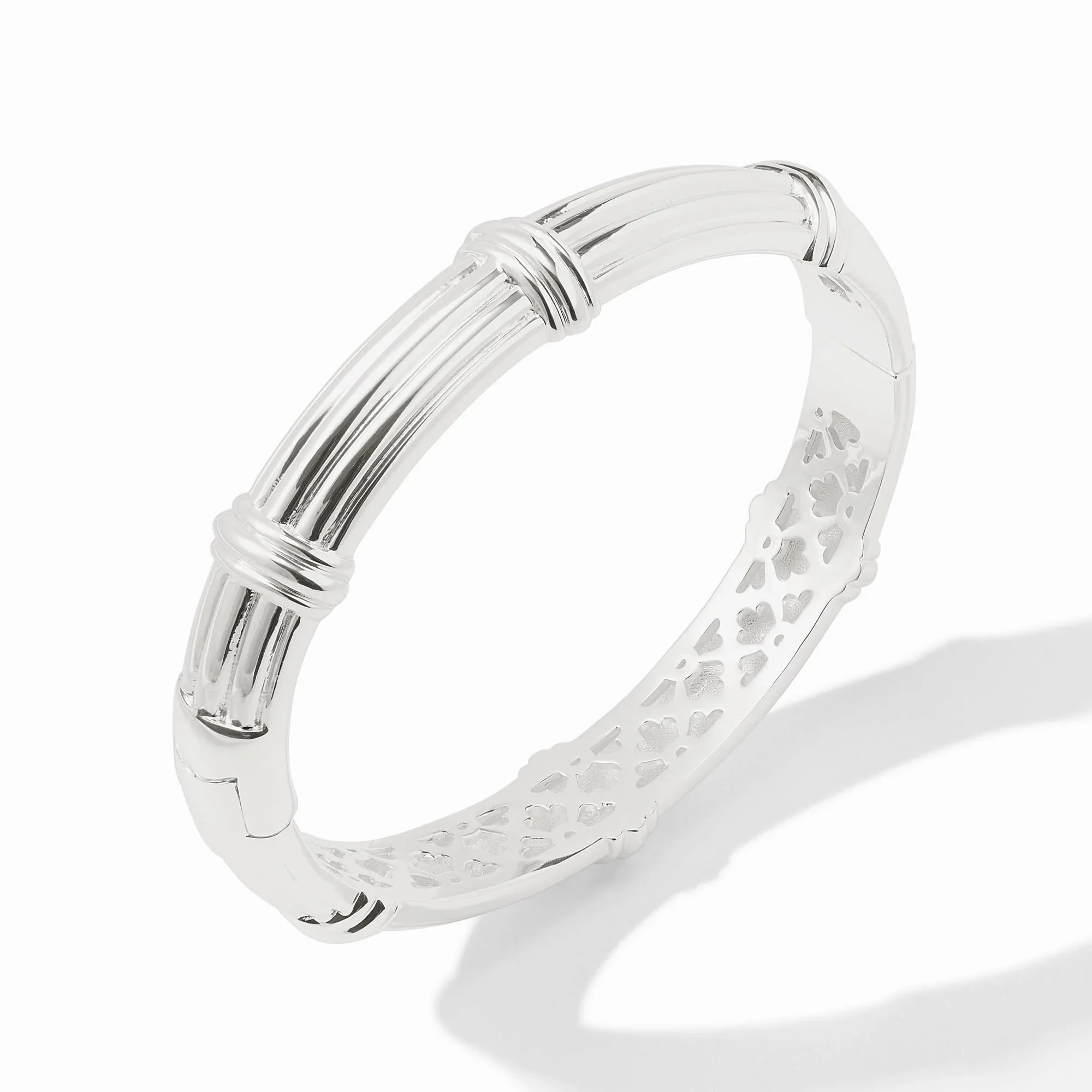 Portofino Demi Hinge Bangle | Silver - Image 3