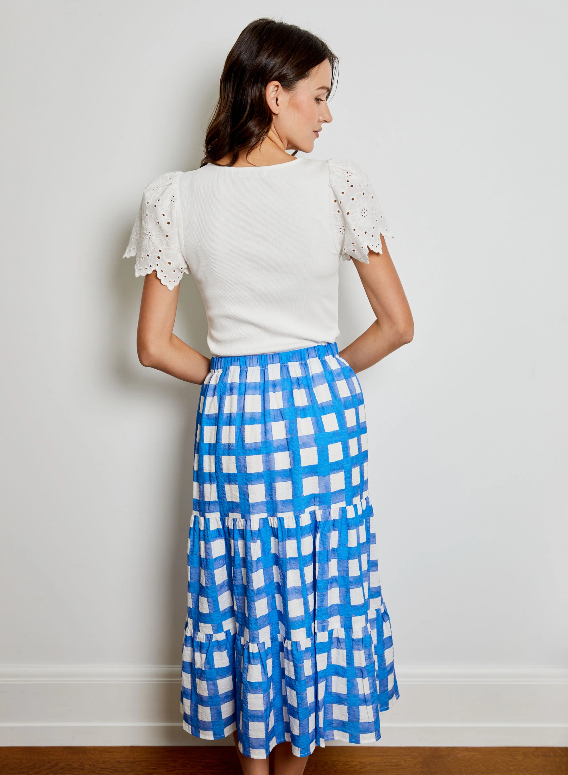 Printed Skirt | Perfect Sky Combo - Image 3