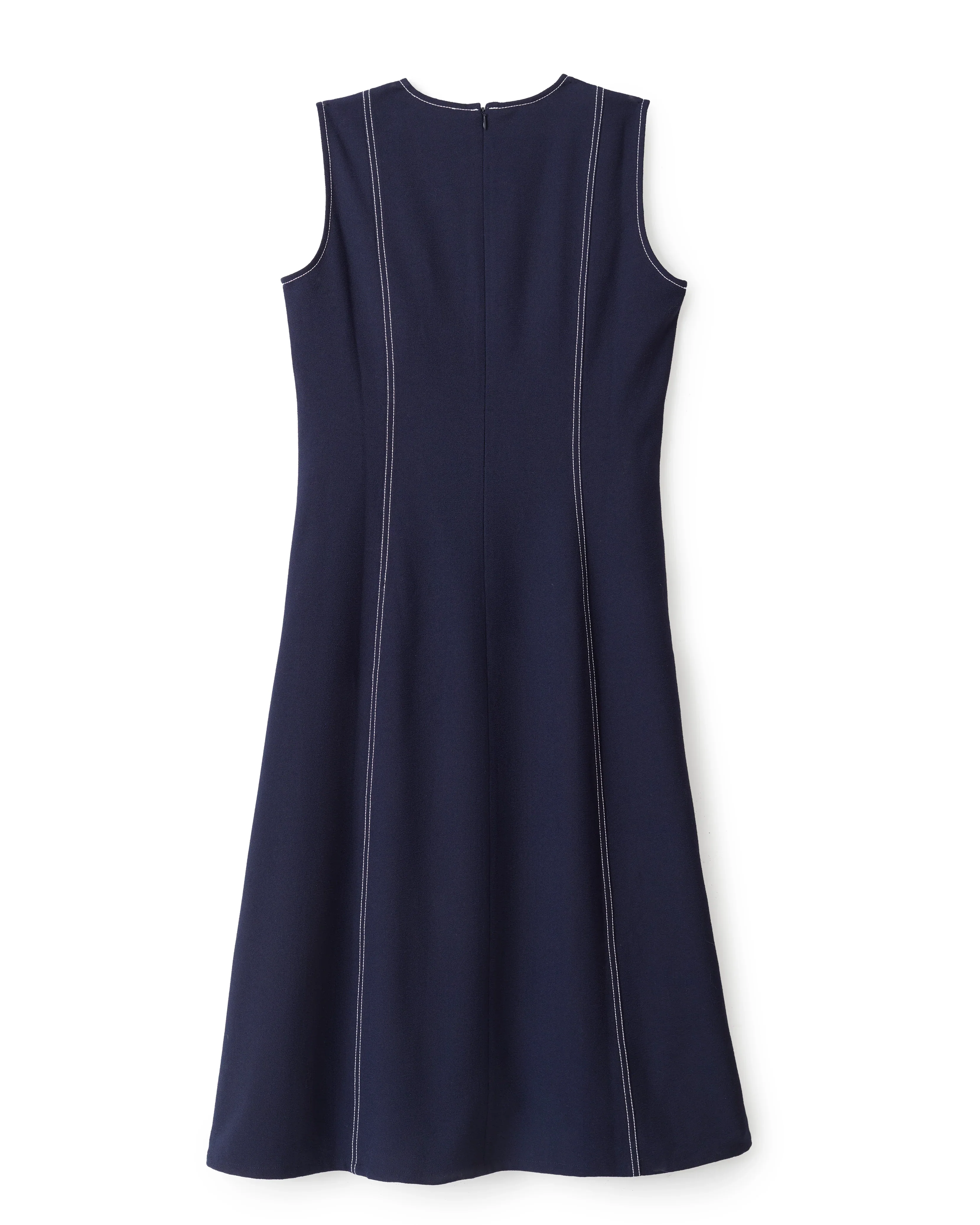 Rain Midi Dress | Dark Navy - Image 3