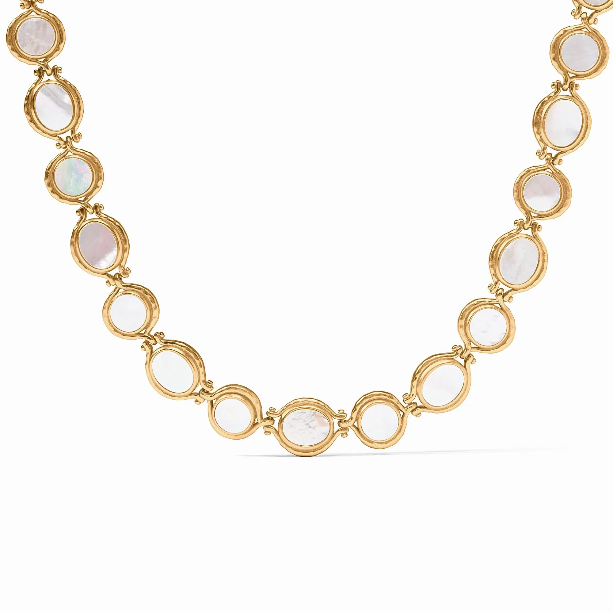 Saratoga Tennis Necklace | Mother of Pearl