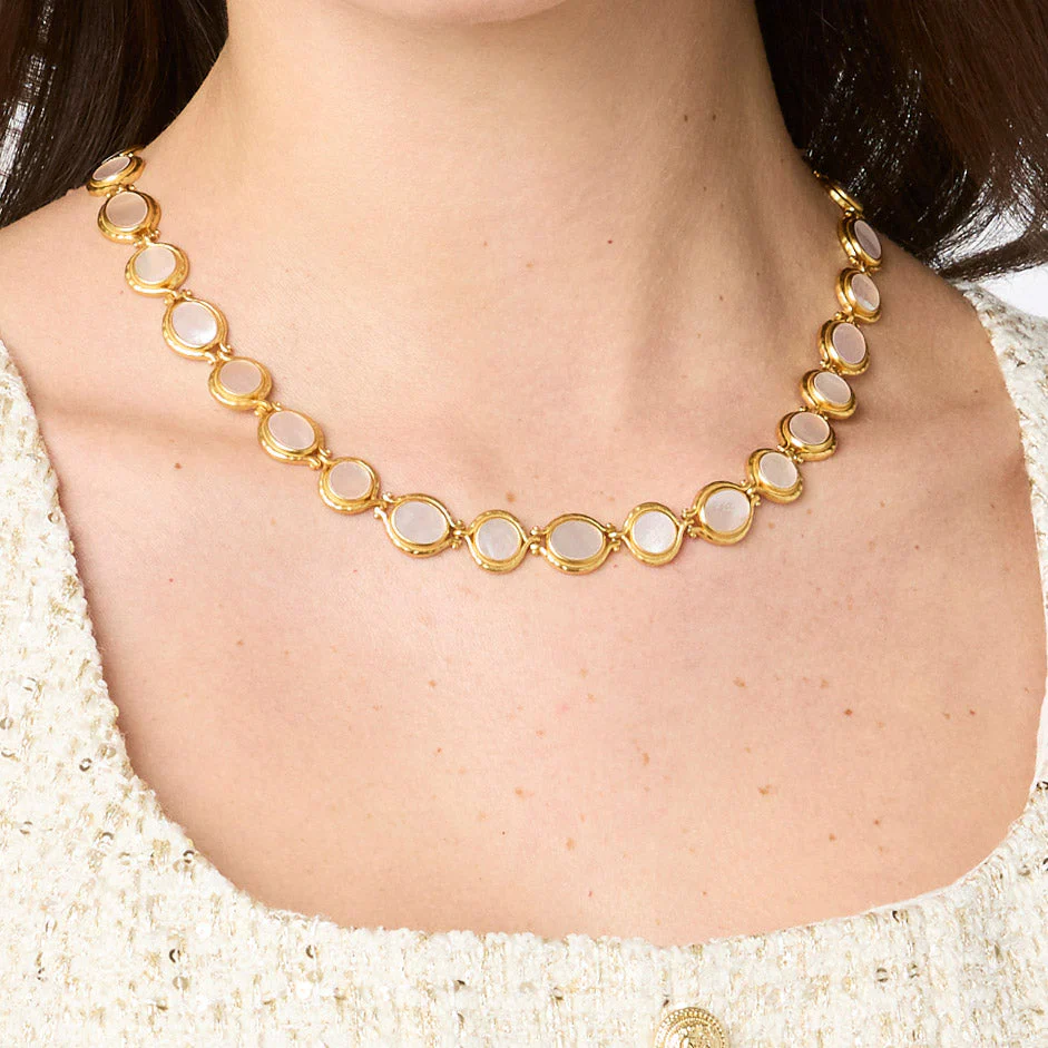 Saratoga Tennis Necklace | Mother of Pearl - Image 2