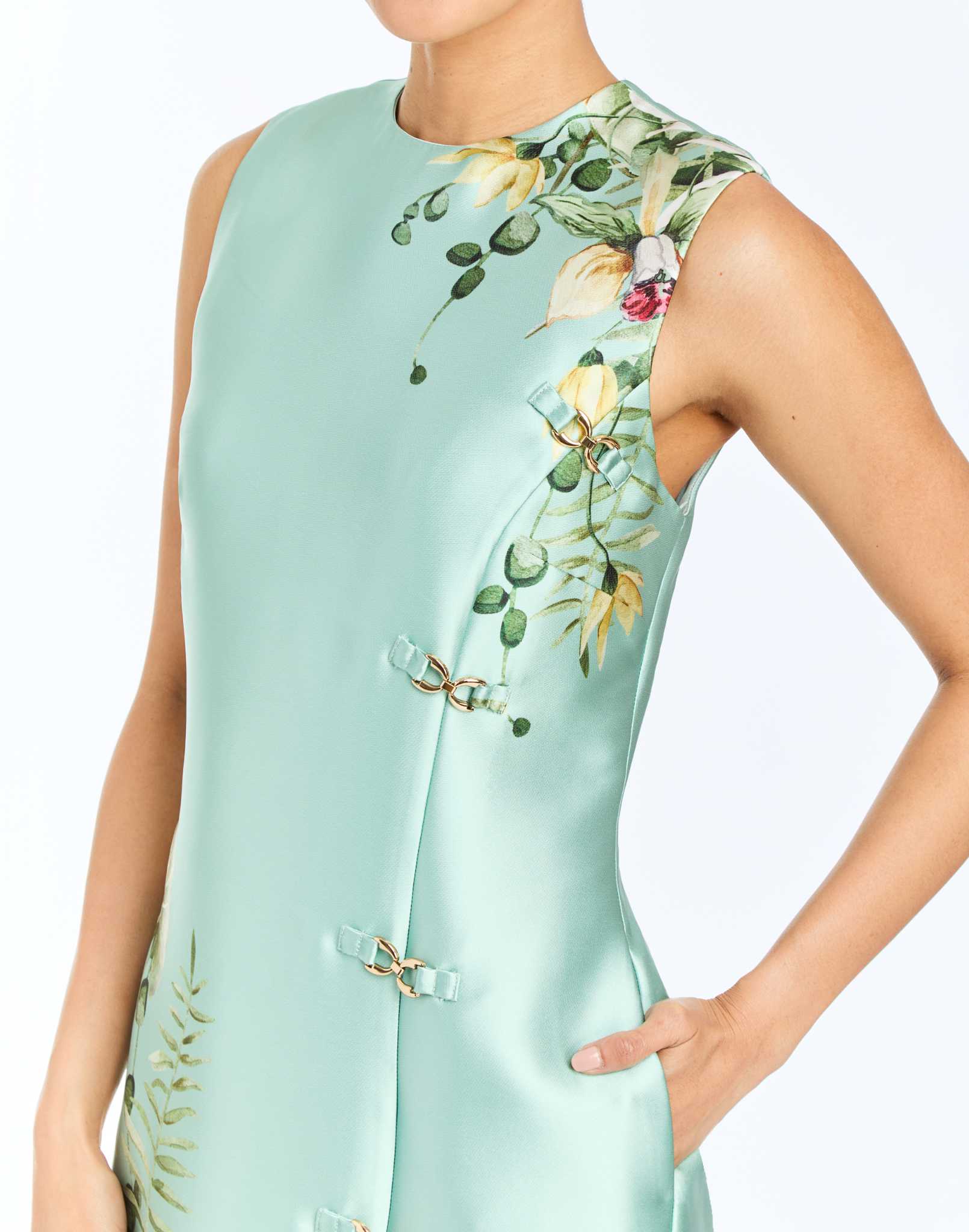 Serena Midi Dress | Citron Tableau - Image 3