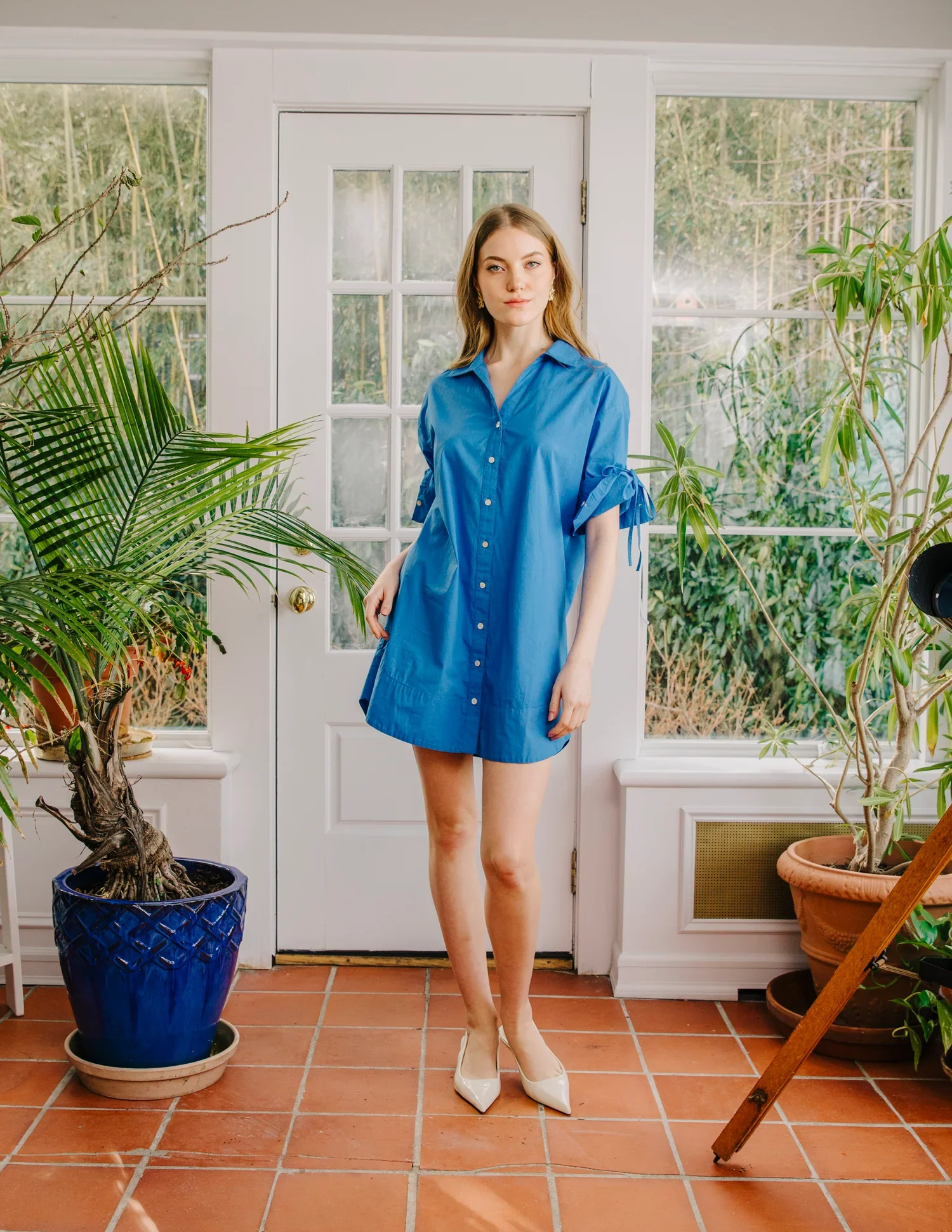 Shannon Mini Dress | Palace Blue