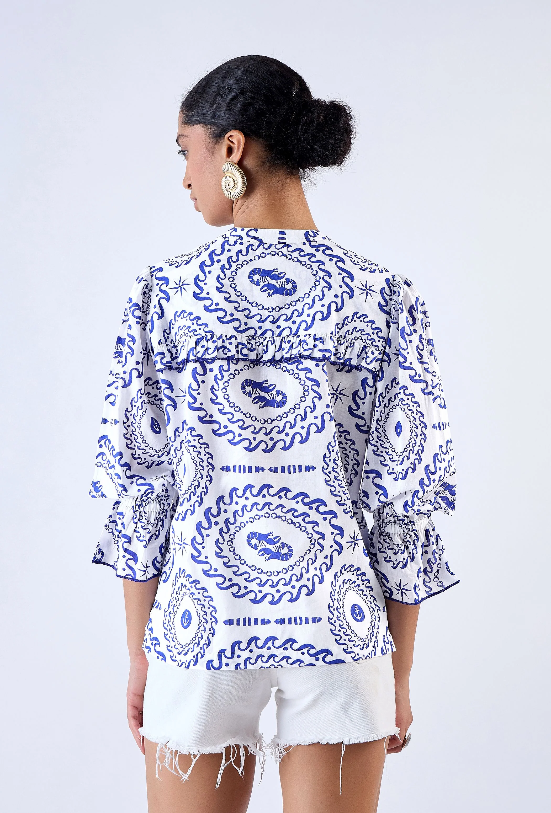 Stella Top | Sail Away Navy - Image 3