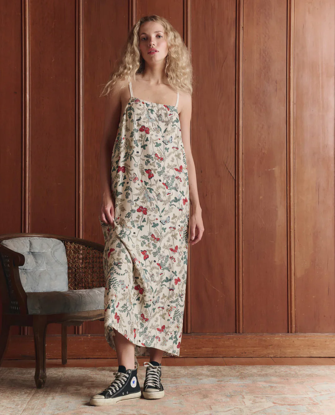 The Sundrift Slip Dress | Floating Butterfly - Image 4