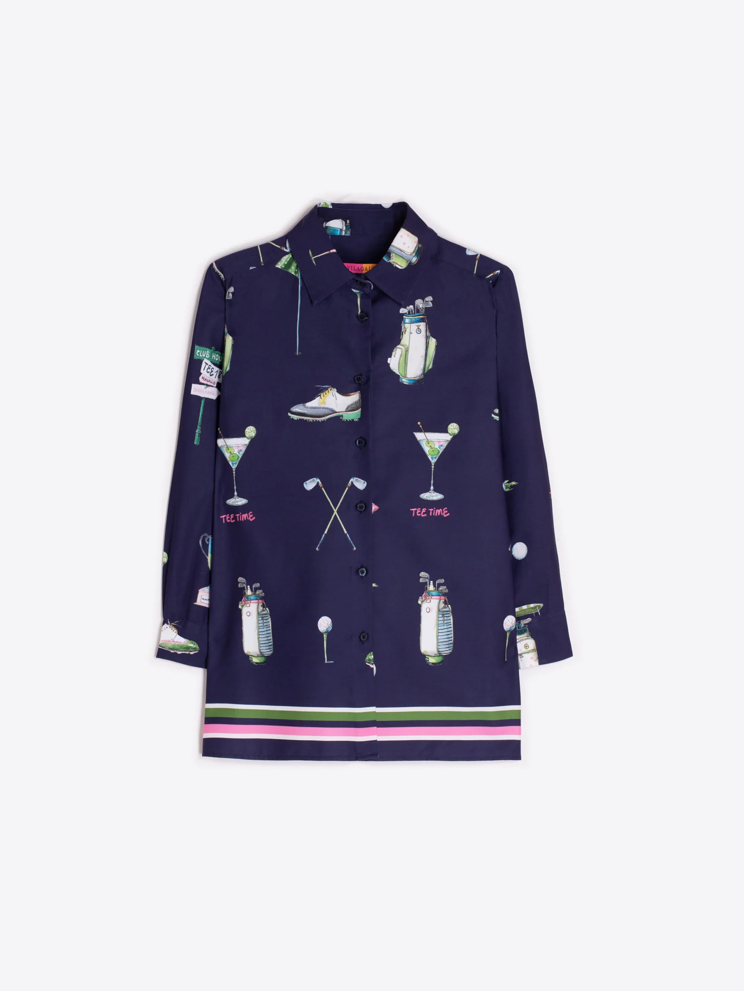 Tiffany Golf Tee | Navy - Image 4