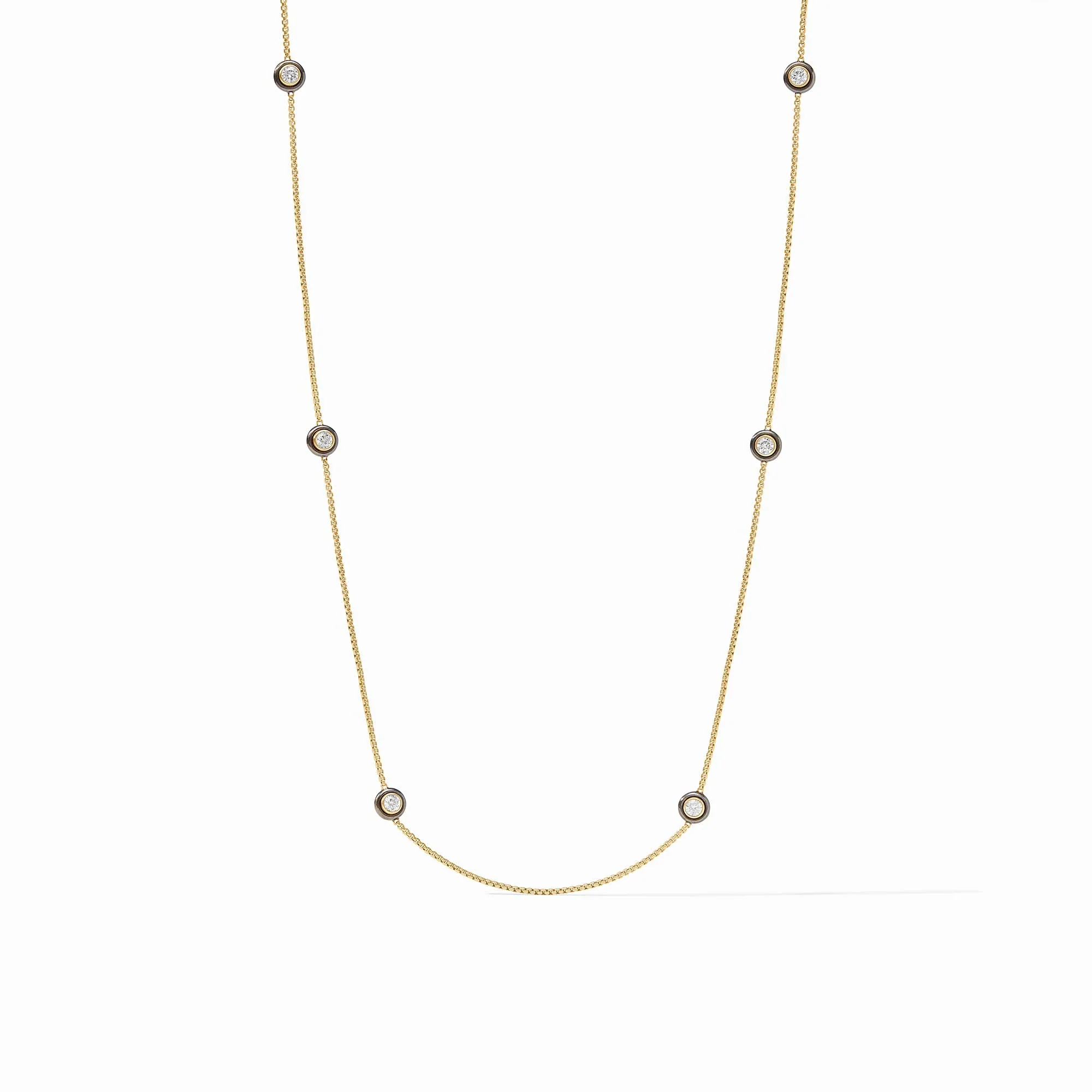 Tribeca Station Necklace | Cubic Zirconia