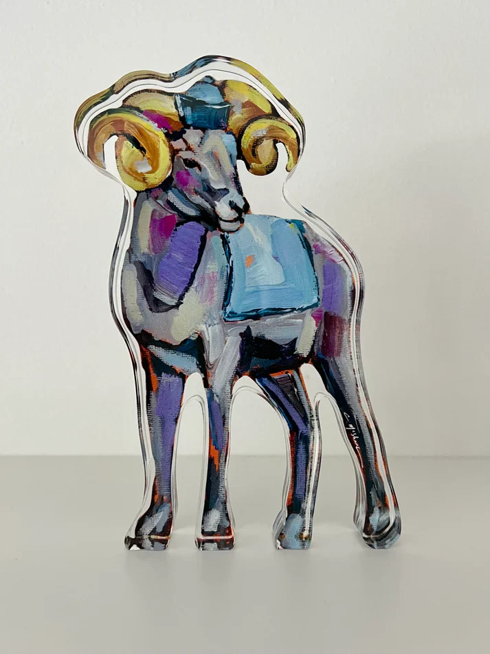 UNC Ram Acrylic Cutout