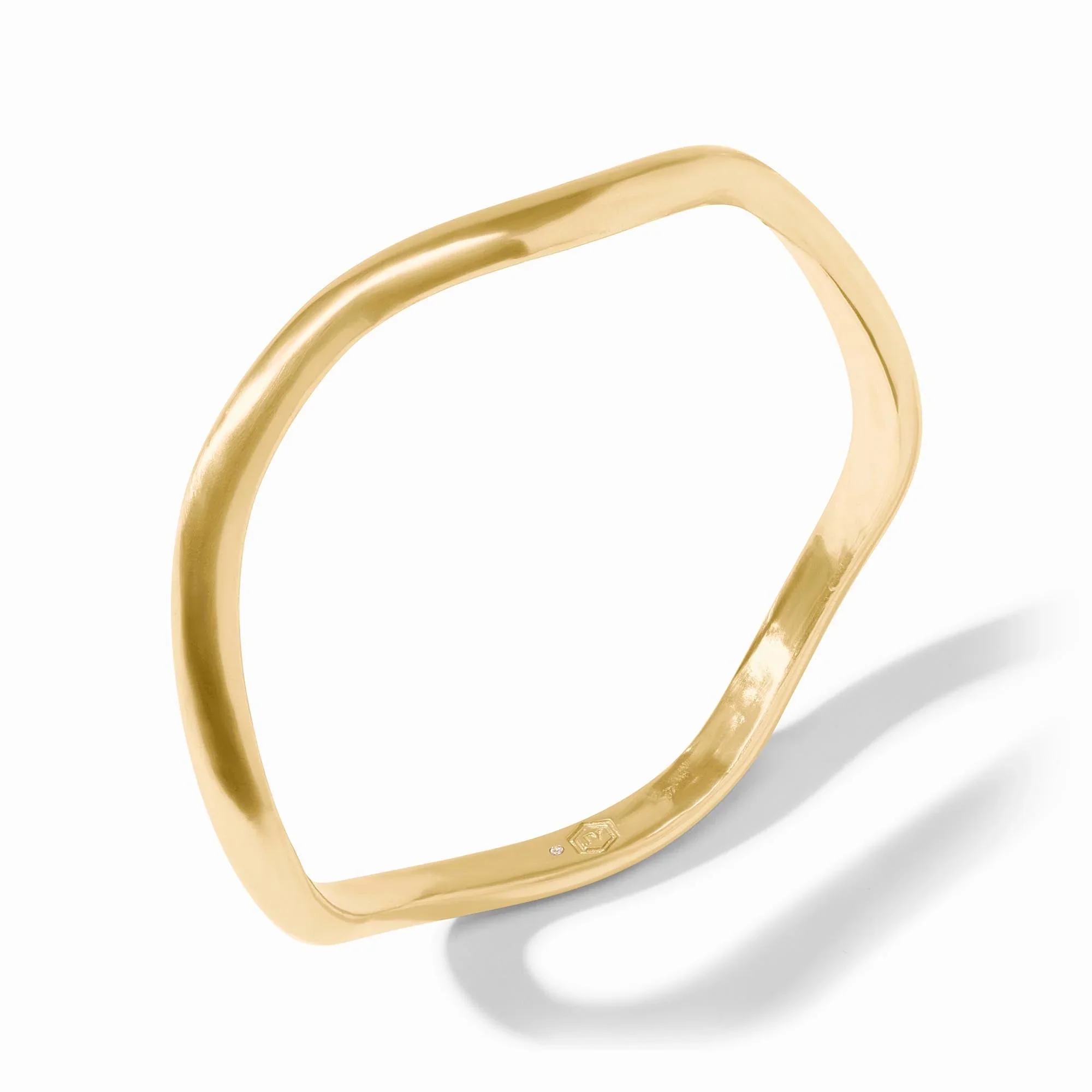 Wave Bangle | Gold - Image 4